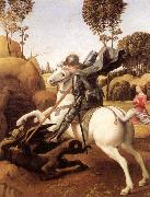 St. Goran and the Dragon Aragon jose Rafael